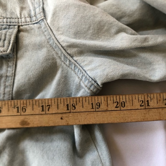 Forever 21 Crop Light Wash Denim Jacket - Picture 7 of 15